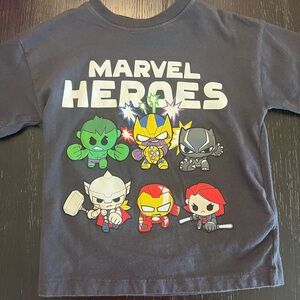 Marvel Black Kids' T-Shirt